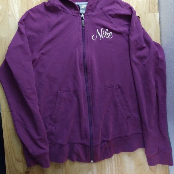 Nike Spell Out Zipper Hoodie Sweatshirt - Picture 3 of 9